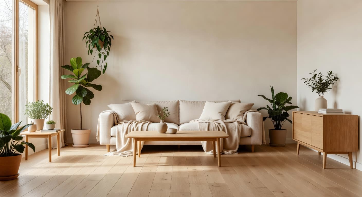 DecorAI AI Interior Design app showing Mediterranean before and after room redesign from a photo